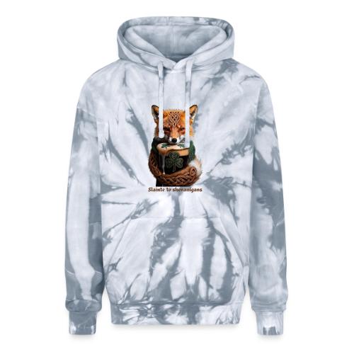 Sly Emerald Fox Toast T-Shirt - Adult Tie Dye Hoodie