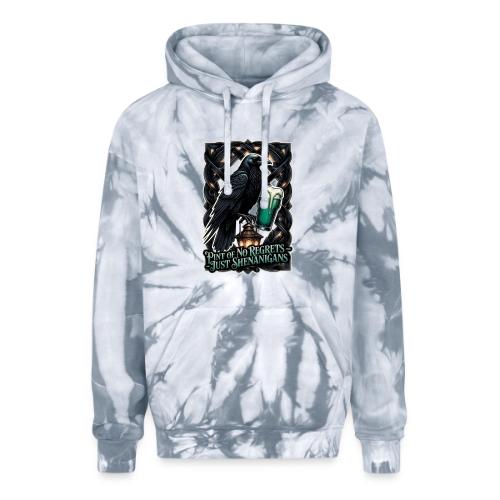 Sarcastic Raven Shenanigans Tee - Adult Tie Dye Hoodie