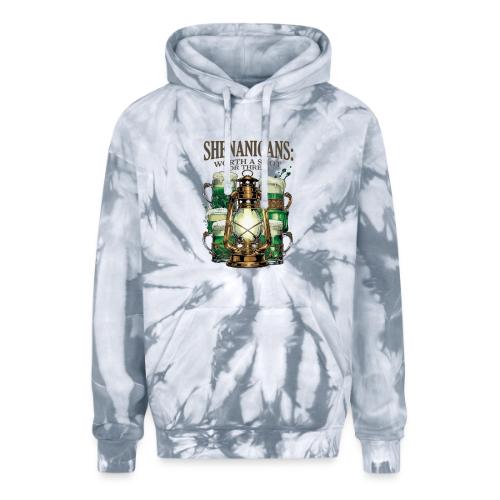 Worth a Shot Lantern Toast Graphic Tee - Adult Tie Dye Hoodie