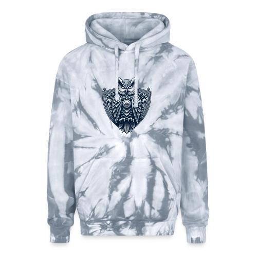 Night Watch Owl T Shirt, Sarcastic Dad Gift - Adult Tie Dye Hoodie