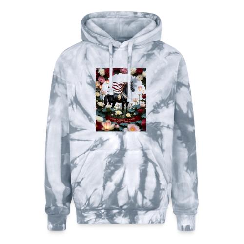 Year of the Horse Harmony T Shirt, Lunar New Year - Adult Tie Dye Hoodie