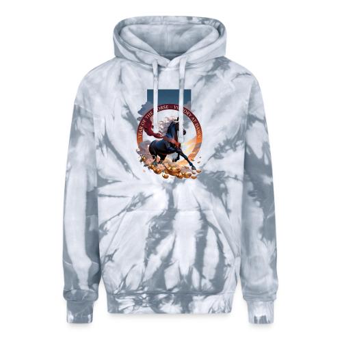 Year of the Horse Dawn T Shirt,Lunar New Year Gift - Adult Tie Dye Hoodie