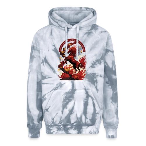 Year of the Horse Rise T Shirt,Lunar New Year Gift - Adult Tie Dye Hoodie