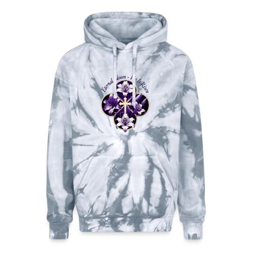 Easter Eternal Bloom Lily Crown T Shirt, Gift - Adult Tie Dye Hoodie