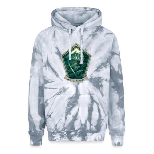 Easter Unfurl in Light Fern T Shirt, Spring Gift - Adult Tie Dye Hoodie
