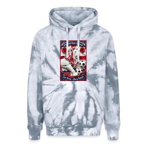 England Lion Soccer T Shirt, Football Pride Gift - Adult Tie Dye Hoodie