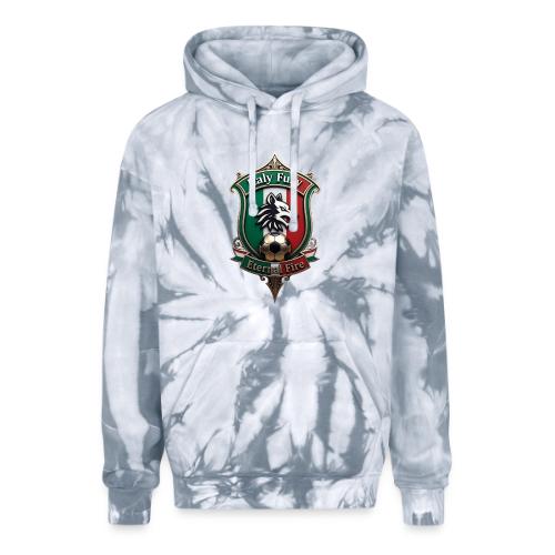 Italy heritage Wolf Fury Tee, Pride Badge Gift - Adult Tie Dye Hoodie