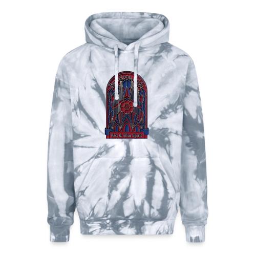 Barcelona Scarlet Pride T Shirt, Vibrant City Gift - Adult Tie Dye Hoodie