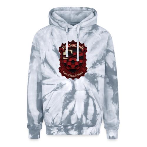 Flamengo Scarlet Summit T-Shirt, Football Gift - Adult Tie Dye Hoodie