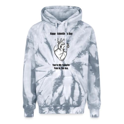 I'm Glad I Swiped Right T-Shirt | Funny Valentine - Adult Tie Dye Hoodie