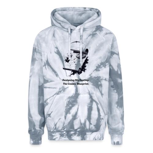 Cosmic Blueprint T-Shirt - Adult Tie Dye Hoodie