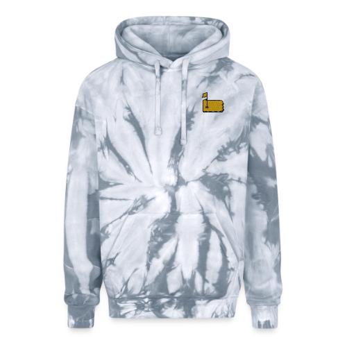 Pittsburgh Golf (Embroidered Headwear) - Adult Tie Dye Hoodie