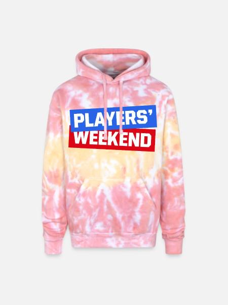 Players Weekend - Adult Tie Dye Hoodie - funnel cake