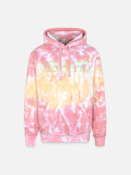 Design metadata request - Adult Tie Dye Hoodie - funnel cake