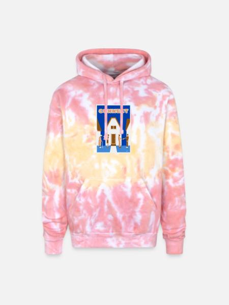Connect - Adult Tie Dye Hoodie - funnel cake