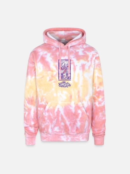JunStyle Four Heavenly Kings Character 05 - Adult Tie Dye Hoodie - funnel cake