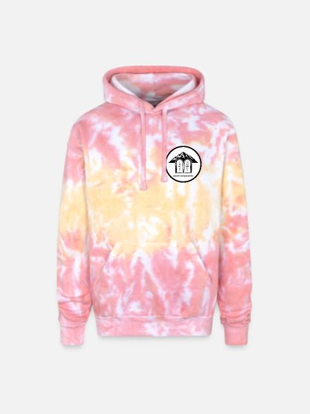 Keep My Commandments - Adult Tie Dye Hoodie - funnel cake