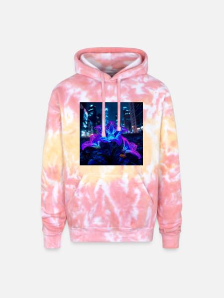 Plazma - Adult Tie Dye Hoodie - funnel cake