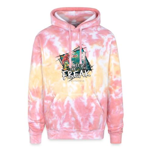 meet the freak - Adult Tie Dye Hoodie