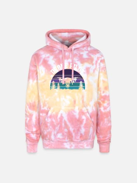 Drone Pilot - Adult Tie Dye Hoodie - funnel cake