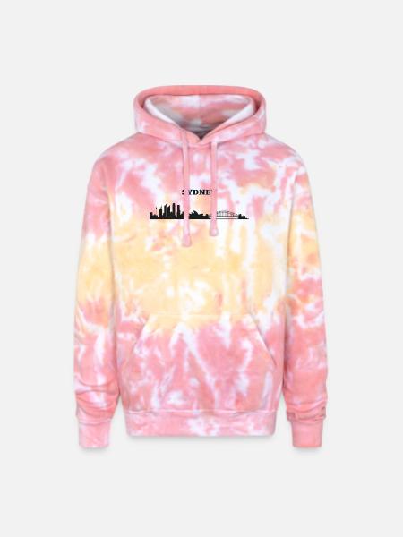 Sydney - Adult Tie Dye Hoodie - funnel cake