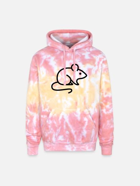 mouse - Adult Tie Dye Hoodie - funnel cake