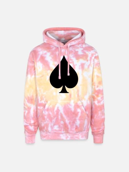Spade - Adult Tie Dye Hoodie - funnel cake