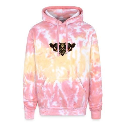 Cthulhu Moth Skull - Adult Tie Dye Hoodie
