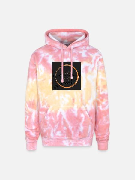 Choose Your Path Emblem - Adult Tie Dye Hoodie - funnel cake