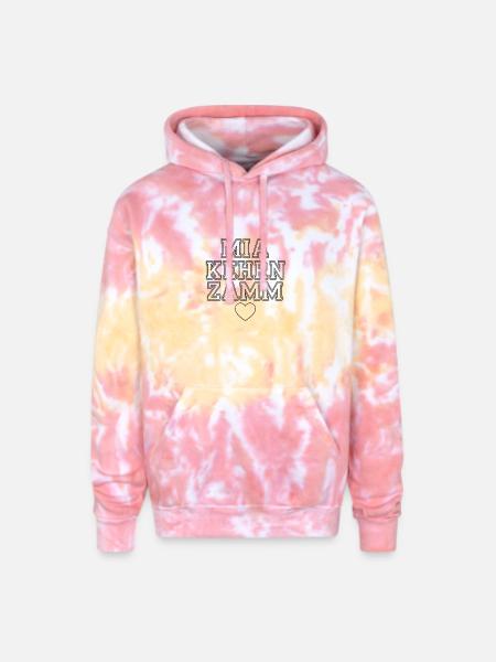 Mia Kehren Zamm Heart Tee - Adult Tie Dye Hoodie - funnel cake