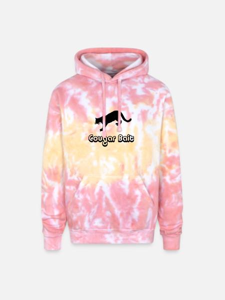 Cougar Bait - Adult Tie Dye Hoodie - funnel cake