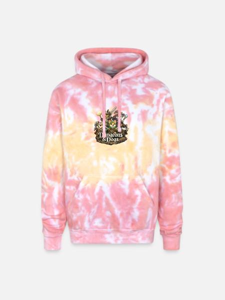 Dungeons & Dogs - Adult Tie Dye Hoodie - funnel cake