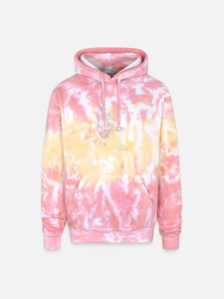 Chester A. Arthur Guitarist - Adult Tie Dye Hoodie - funnel cake