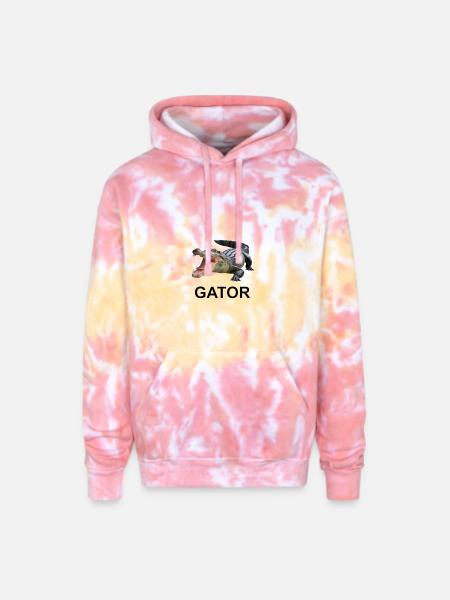 Gator shirt - Adult Tie Dye Hoodie - funnel cake