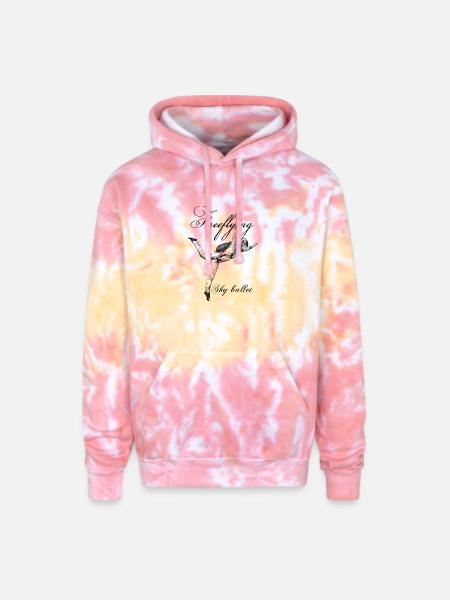 Freefly Skydiving - Adult Tie Dye Hoodie - funnel cake