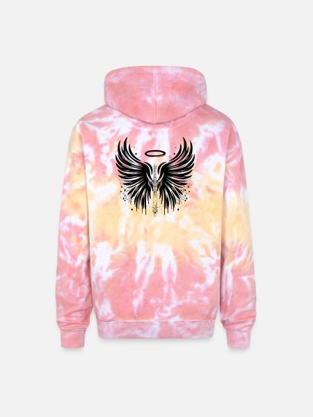 VELKRY Warrior Spirit - Adult Tie Dye Hoodie - funnel cake