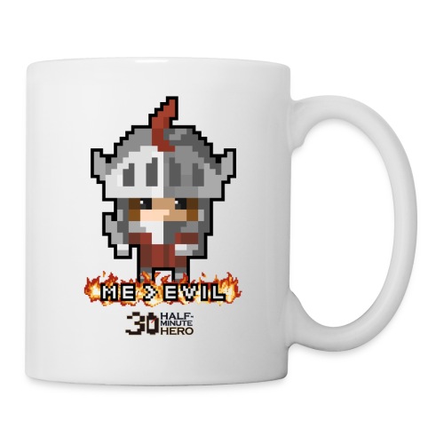 Knight ME v EVIL (Black logo) - Coffee/Tea Mug