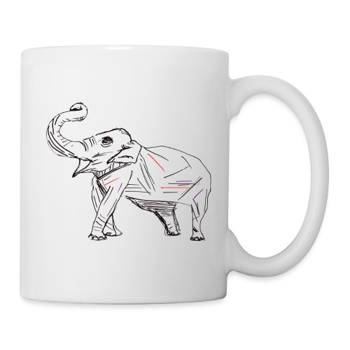 Jazzy elephant - Coffee/Tea Mug