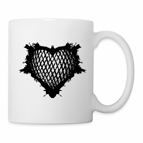 Heart grid pattern balloon splash logo gift ideas - Coffee/Tea Mug