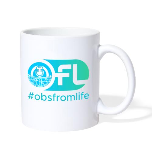Observations from Life Logo with Hashtag - Coffee/Tea Mug