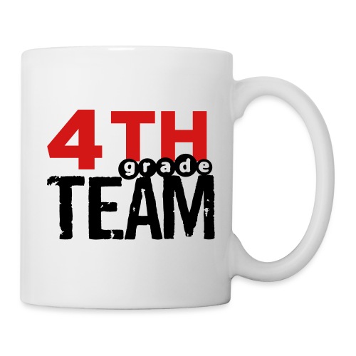 Bold 4th Grade Team Teacher T-Shirts - Coffee/Tea Mug