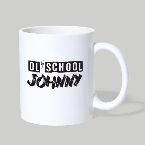 Ol' School Johnny Logo - Black Text - Coffee/Tea Mug