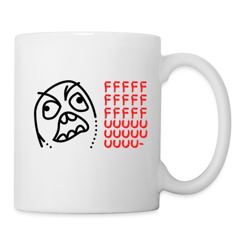 RageGuy FFFFF UUUUU meme - Coffee/Tea Mug