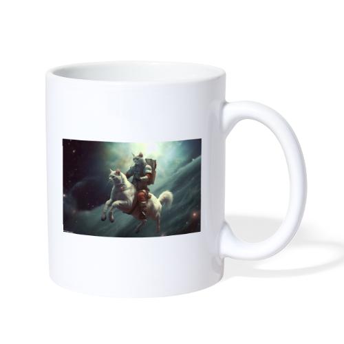 Cat Rider of the Apocalypse II - Weird Painting - Coffee/Tea Mug