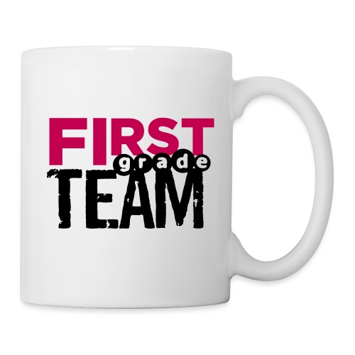 Bold First Grade Team Teacher T-Shirts - Coffee/Tea Mug
