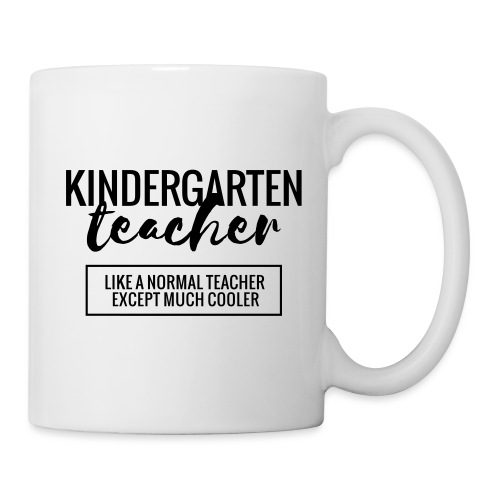 Cool Kindergarten Teacher Funny Teacher T-Shirt - Coffee/Tea Mug