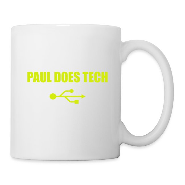 Paul Does Tech Yellow Logo With USB (MERCH)