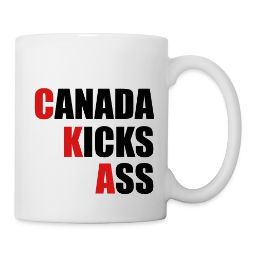 Canada Kicks Ass Vertical - Coffee/Tea Mug