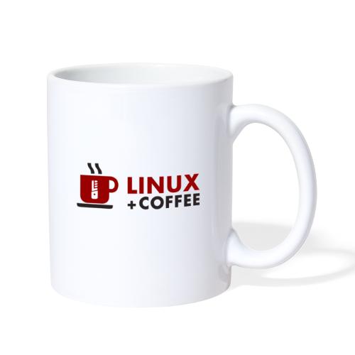 Linux + Coffee (Red + Black) - Coffee/Tea Mug