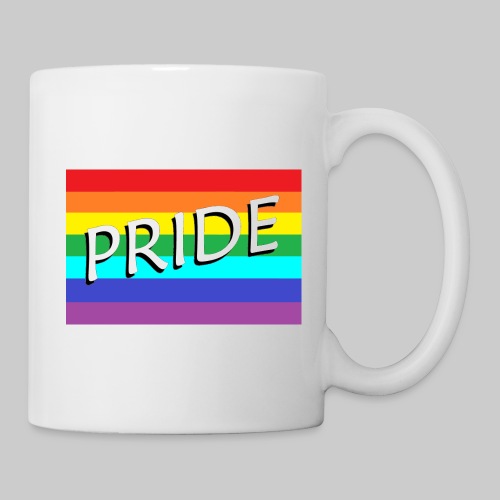 Pride Flag with Pride Text - Coffee/Tea Mug